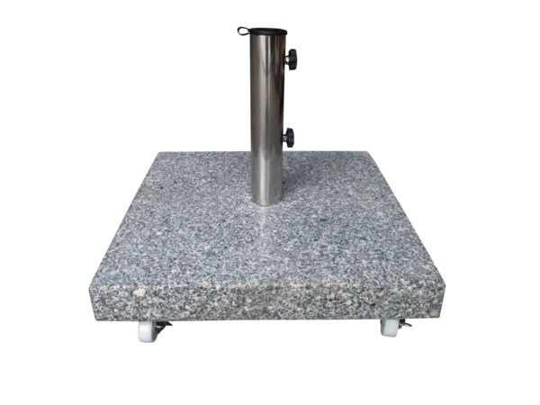 2030876 schirmstaender 50kg eckig granit hellgrau