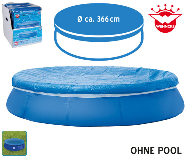 2056880 poolabdeckung mit gummizug blau