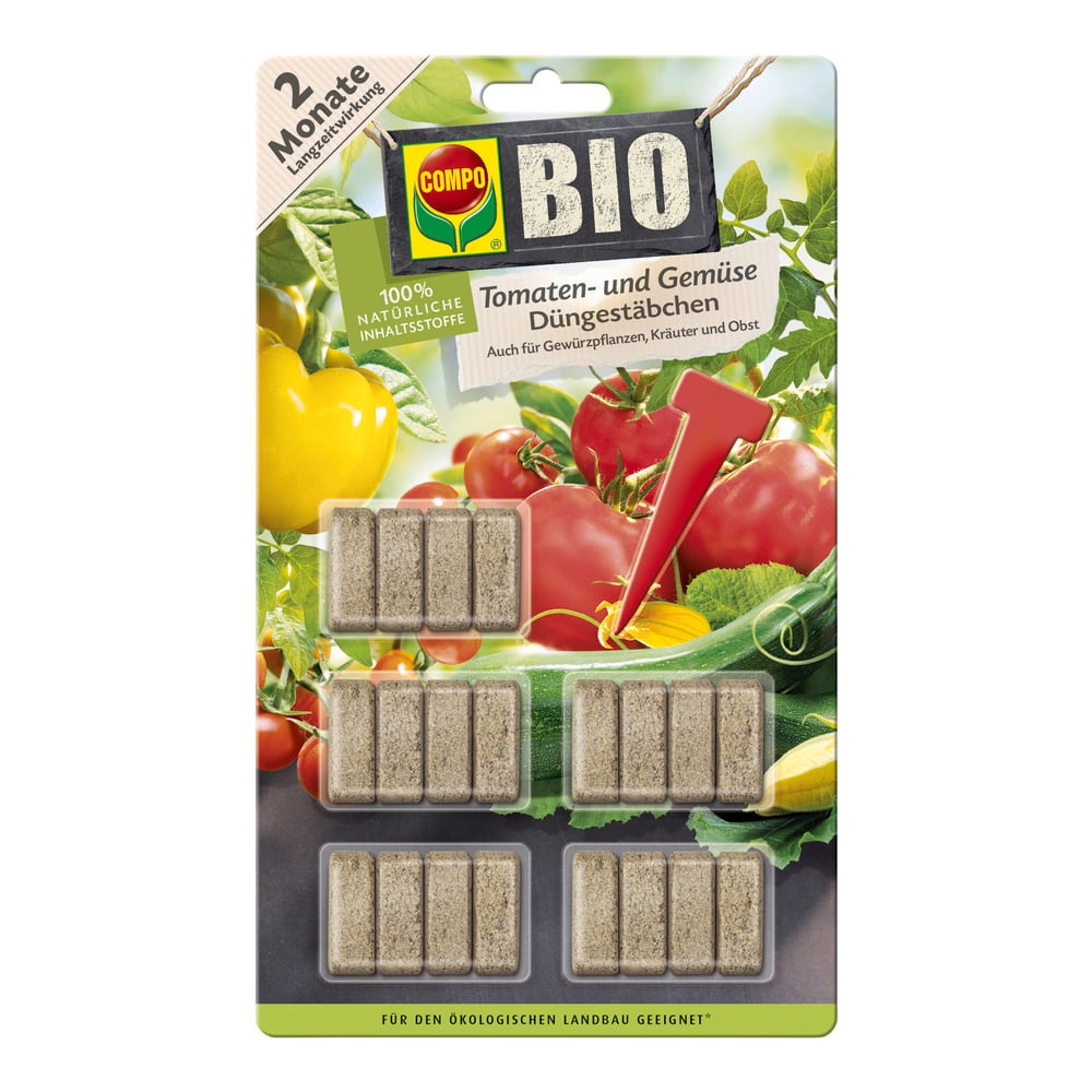 2143605 bio tomaten und gemuese duengestaebchen 20 staebchen