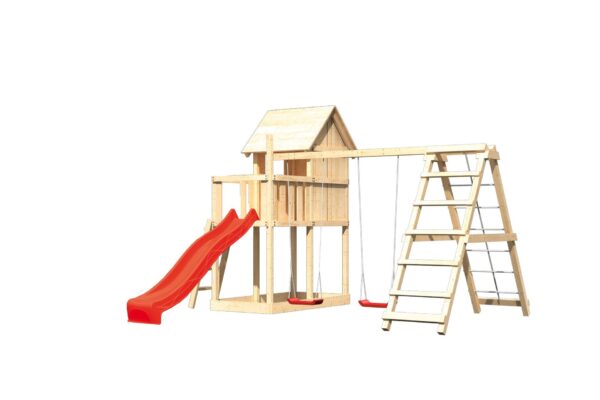 2395501 stelzenspielhaus frieda mit 2 5m rutsche