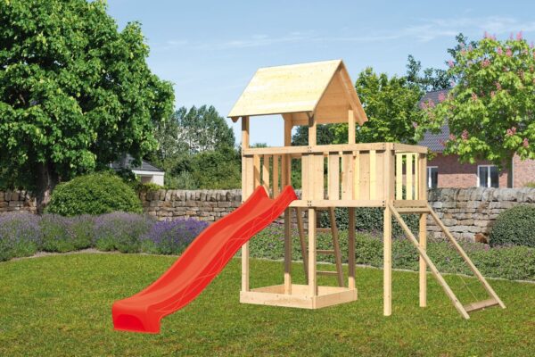 2532437 kinderspielturm lotti mit 2 5m rutsche