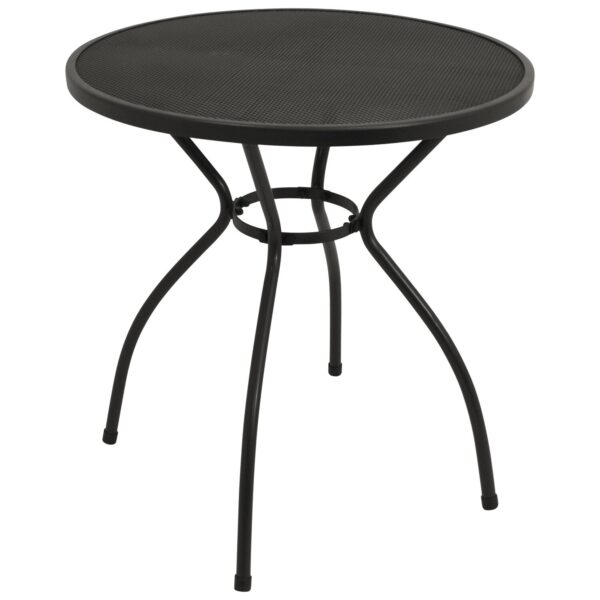 2664516 bistrotisch streckmetall rund 70cm anthrazit