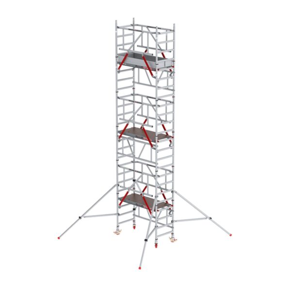 altrex mitower plus mit fiber deck plattform und safe quick gelaendern arbeitshoehe bis 6 2m