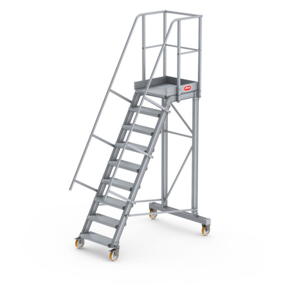 altrex podesttreppe fahrbar 60 stufenbreite 60 cm 9 stufen