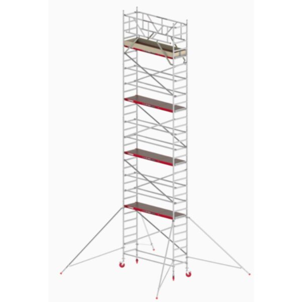 altrex rs tower 41 holzplattform 0 75m x 1 85m arbeitshoehe 10 2m