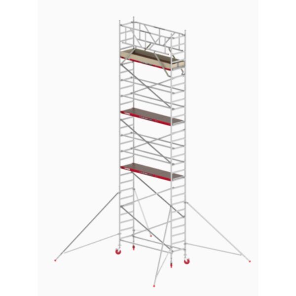 altrex rs tower 41 holzplattform 0 75m x 1 85m arbeitshoehe 9 2m