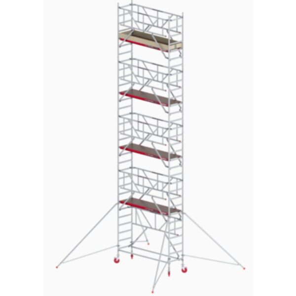 altrex rs tower 41 holzplattform 0 75m x 1 85m safe quick arbeitshoehe 10 2m