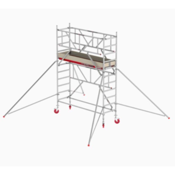 altrex rs tower 41 holzplattform 0 75m x 1 85m safe quick arbeitshoehe 4 2m