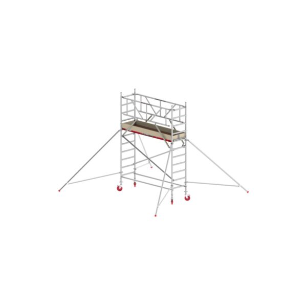 altrex rs tower 41 holzplattform 0 75m x 2 45m arbeitshoehe 4 2 m