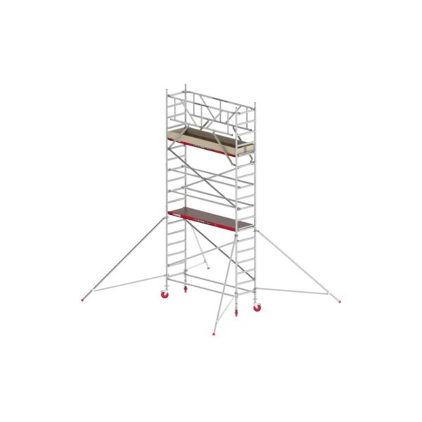 altrex rs tower 41 holzplattform 0 75m x 2 45m arbeitshoehe 6 2 m