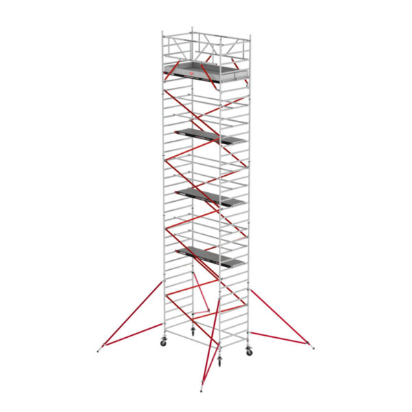 altrex rs tower 52 fahrgeruest breit 1 35x1 85 m fiber deck plattform arbeitshoehe bis 11 2m