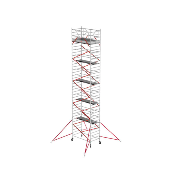 altrex rs tower 52 fahrgeruest breit 1 35x1 85 m fiber deck plattform arbeitshoehe bis 12 2m