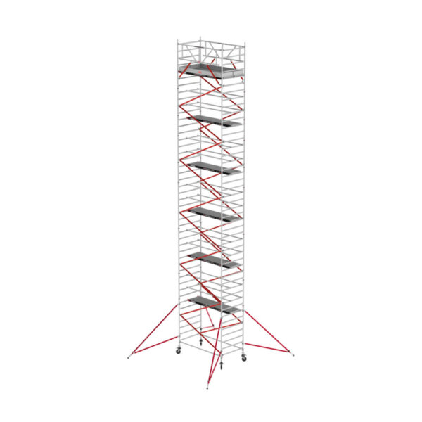 altrex rs tower 52 fahrgeruest breit 1 35x1 85 m fiber deck plattform arbeitshoehe bis 14 2m