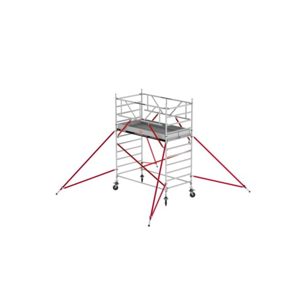 altrex rs tower 52 fahrgeruest breit 1 35x2 45 m holz plattformen arbeitshoehe bis 4 2m