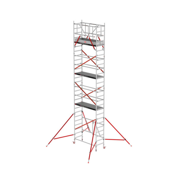 altrex rs tower 54 aluminium klappgeruest schmal 0 75 x 1 85 m fiber deck plattform arbeitshoehe 7 80m