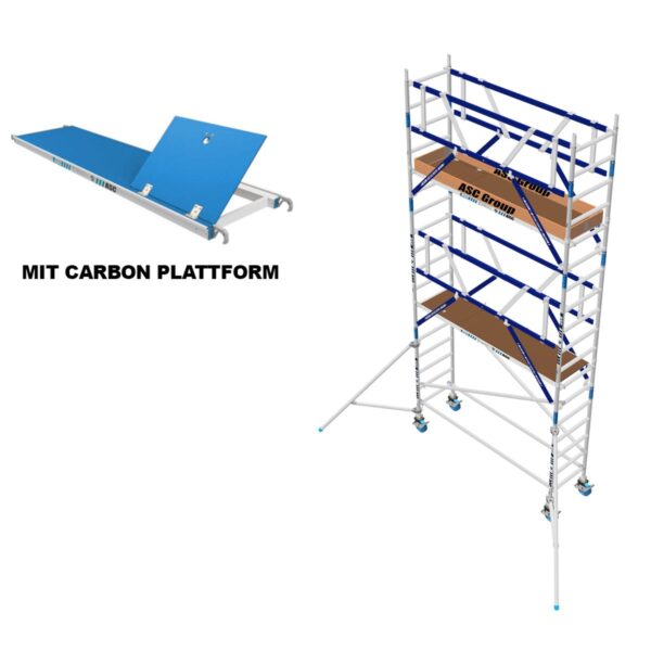 asc group ags rollgeruest 75x250x4 3ph carbon zweiseitig