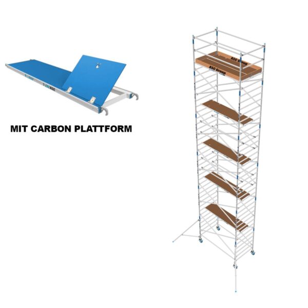 asc group asc rollgeruest 135x190x10m ph carbon