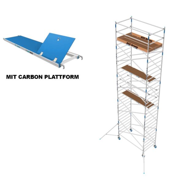 asc group asc rollgeruest 135x190x8m ph carbon