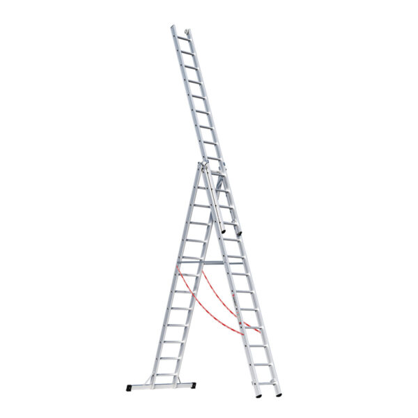 euroline alu mehrzweckleiter 3 teilig nr 307 vielzweckleiter 3x13 1