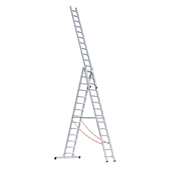 euroline alu mehrzweckleiter 3 teilig nr 307 vielzweckleiter 3x14 1