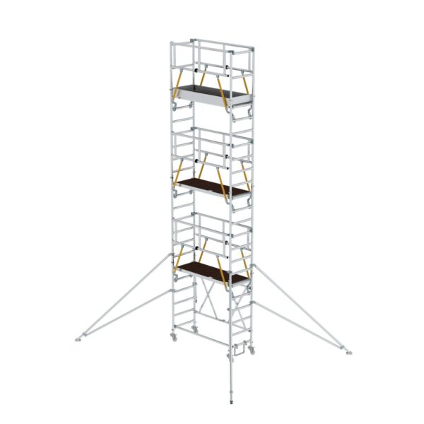 guenzburger steigtechnik klappgeruest sg 0 75 x 1 80 m mit ausleger plattformhoehe 6 m