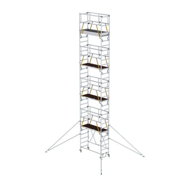 guenzburger steigtechnik klappgeruest sg 0 75 x 1 80 m mit ausleger plattformhoehe 7 96 m