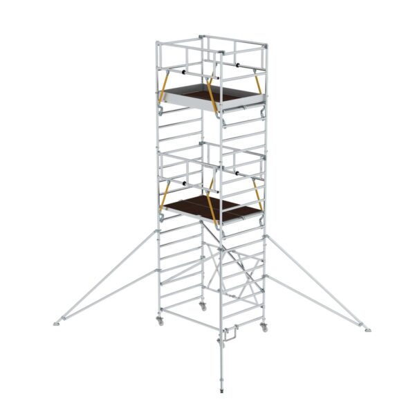 guenzburger steigtechnik klappgeruest sg 1 35 x 1 80 m mit ausleger plattformhoehe 5 16 m