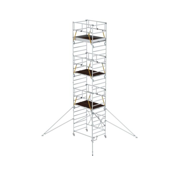 guenzburger steigtechnik klappgeruest sg 1 35 x 1 80 m mit ausleger plattformhoehe 7 12 m