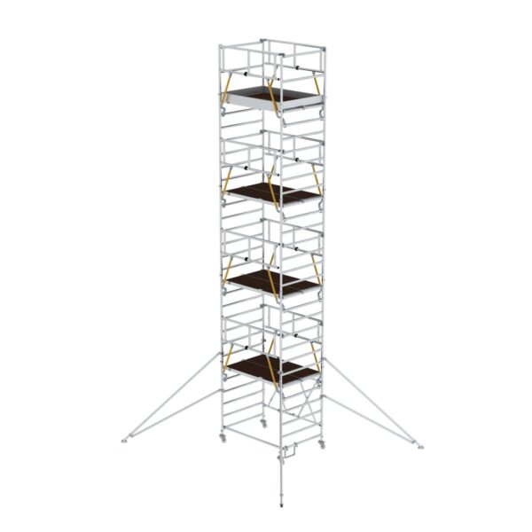 guenzburger steigtechnik klappgeruest sg 1 35 x 1 80 m mit ausleger plattformhoehe 7 96 m