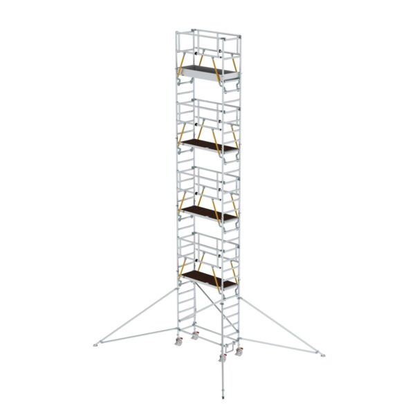 guenzburger steigtechnik rollgeruest sg 0 75 x 1 80 m mit ausleger plattformhoehe 8 39 m