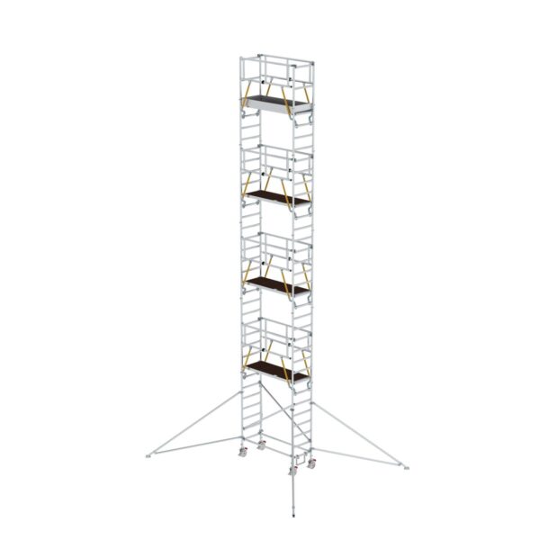 guenzburger steigtechnik rollgeruest sg 0 75 x 1 80 m mit ausleger plattformhoehe 9 51 m