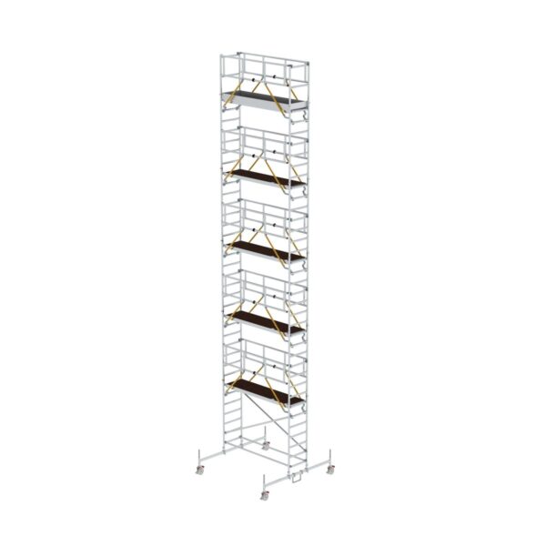 guenzburger steigtechnik rollgeruest sg 0 75 x 2 45 m mit fahrbalken plattformhoehe 10 54 m