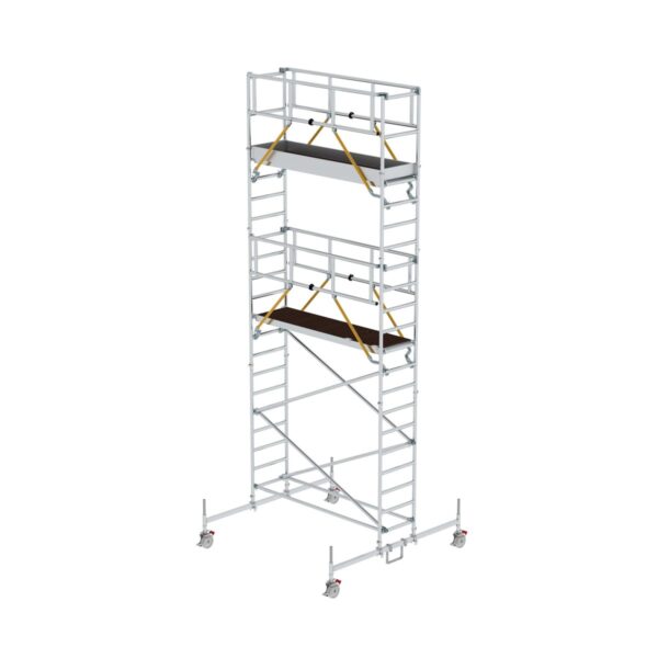 guenzburger steigtechnik rollgeruest sg 0 75 x 2 45 m mit fahrbalken plattformhoehe 5 78 m