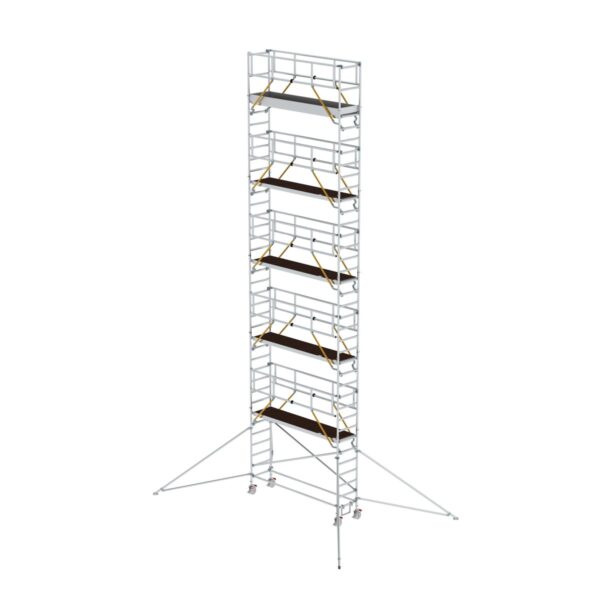 guenzburger steigtechnik rollgeruest sg 0 75 x 3 0 m mit ausleger plattformhoehe 10 35 m