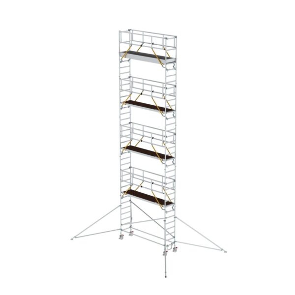 guenzburger steigtechnik rollgeruest sg 0 75 x 3 0 m mit ausleger plattformhoehe 9 51 m