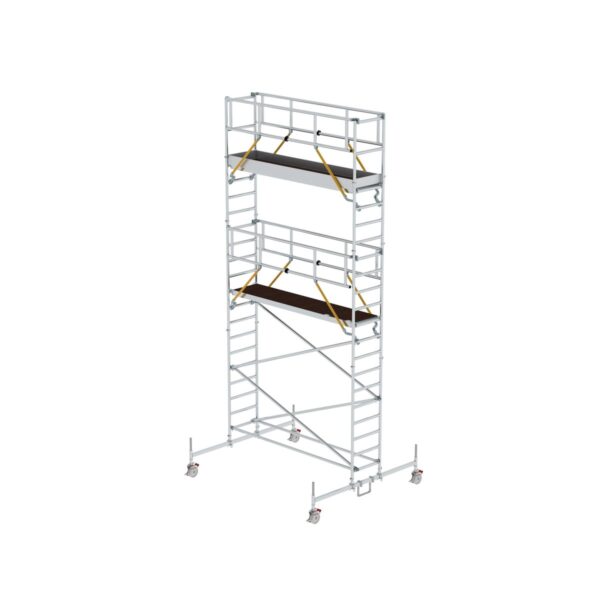 guenzburger steigtechnik rollgeruest sg 0 75 x 3 0 m mit fahrbalken plattformhoehe 5 78 m