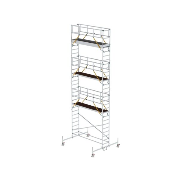 guenzburger steigtechnik rollgeruest sg 0 75 x 3 0 m mit fahrbalken plattformhoehe 7 74 m