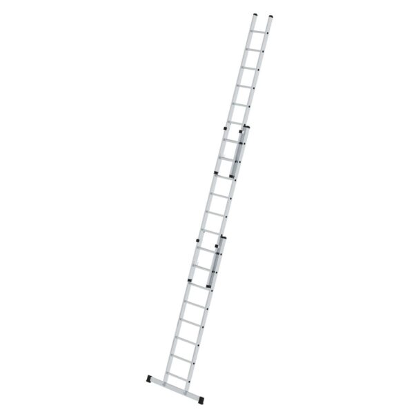 guenzburger steigtechnik sprossen schiebeleiter 3 teilig mit standard traverse 3x8 sprossen