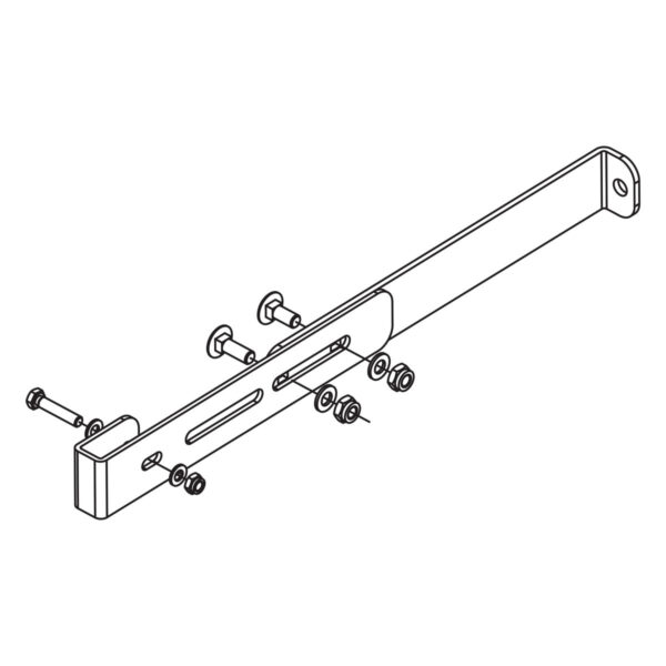 hailo professional wandhalter bis 410 mm fuer holm 40x20 1 4301