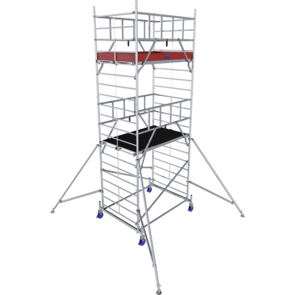 krause protec xxl alu fahrgeruest breitaufbau arbeitshoehe ca 6 30 m