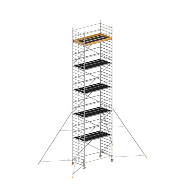 layher uni breit p2 fahrgeruest mit 5m gerueststuetzen geruesthoehe 11 43 m