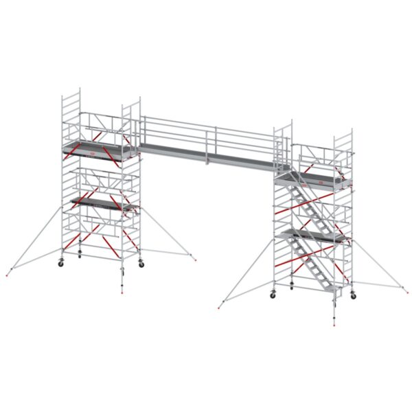 altrex aluminium laufsteg fuer rs tower 5 4m breit mit einseitigem gelaender