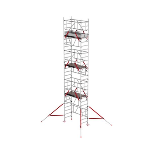 altrex mitower plus mit holzplattformen und safe quick gelaendern arbeitshoehe bis 8 2m