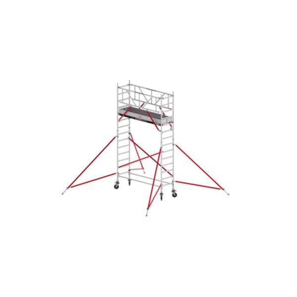 altrex rs tower 51 aluminium fahrgeruest 0 75 x 2 45 m holz plattformen arbeitshoehe bis 5 2m