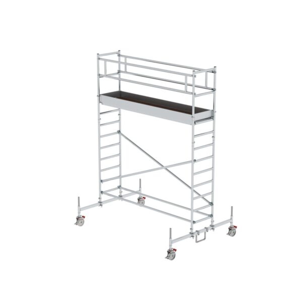 guenzburger steigtechnik rollgeruest 0 75 x 3 0 m mit plattform im 2 m abstand fahrbalken plattformhoehe 3 m