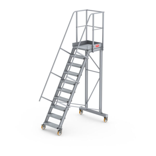 altrex podesttreppe fahrbar 60 stufenbreite 60 cm 10 stufen