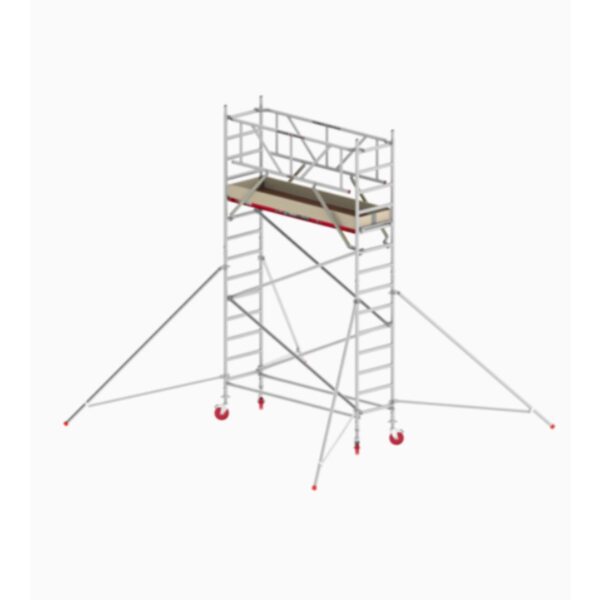 altrex rs tower 41 holzplattform 0 75m x 1 85m arbeitshoehe 5 2m