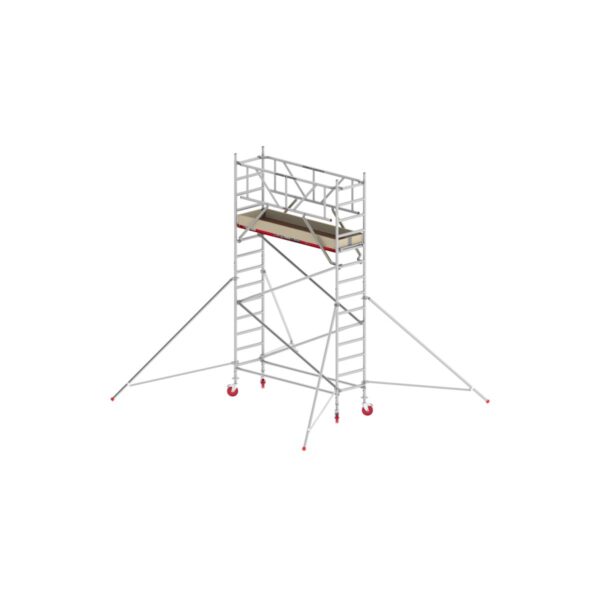 altrex rs tower 41 holzplattform 0 75m x 2 45m arbeitshoehe 5 2 m