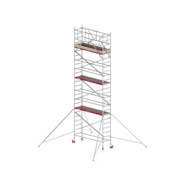 altrex rs tower 41 holzplattform 0 75m x 2 45m arbeitshoehe 8 2 m