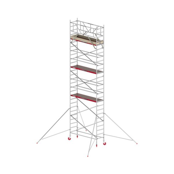 altrex rs tower 41 holzplattform 0 75m x 2 45m arbeitshoehe 9 2 m